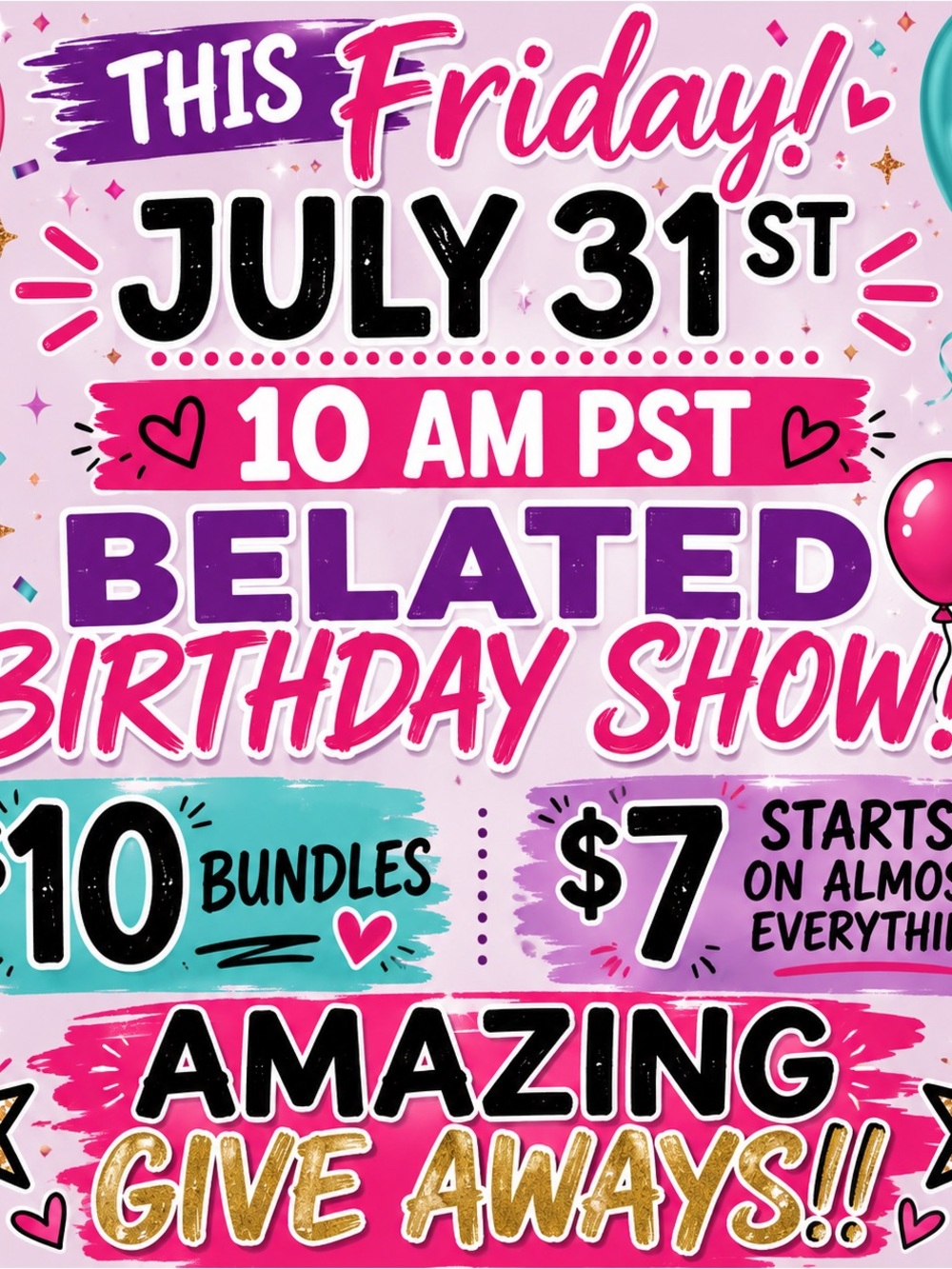 🎈BELATED BIRTHDAY LIVE SHOW!!🎈